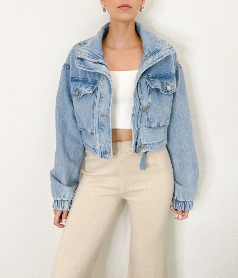 Leana Jacket in Denim