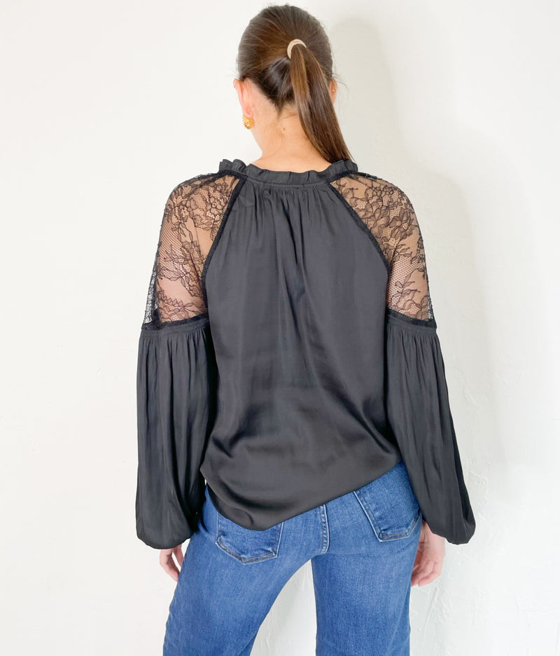 Tatia Blouse in Black