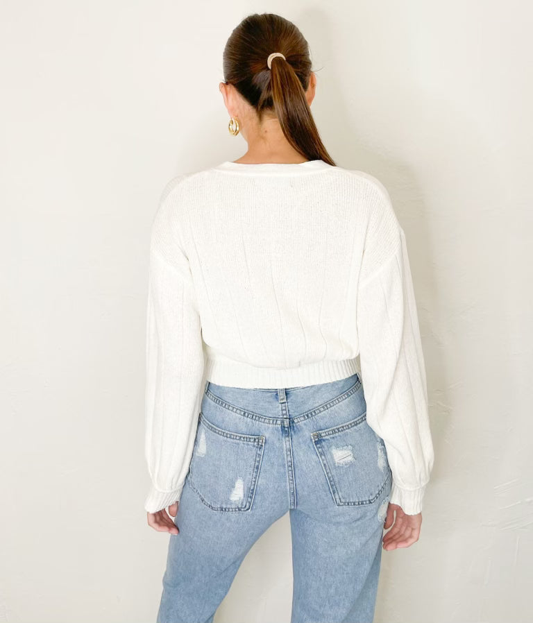 Ami Cardigan in Off White
