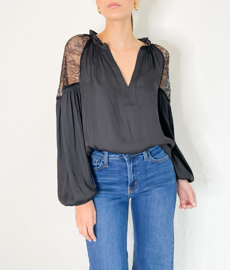 Tatia Blouse in Black