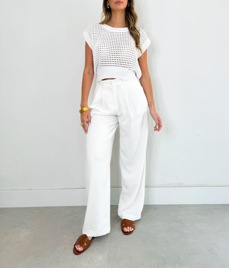 Kira Pants in White