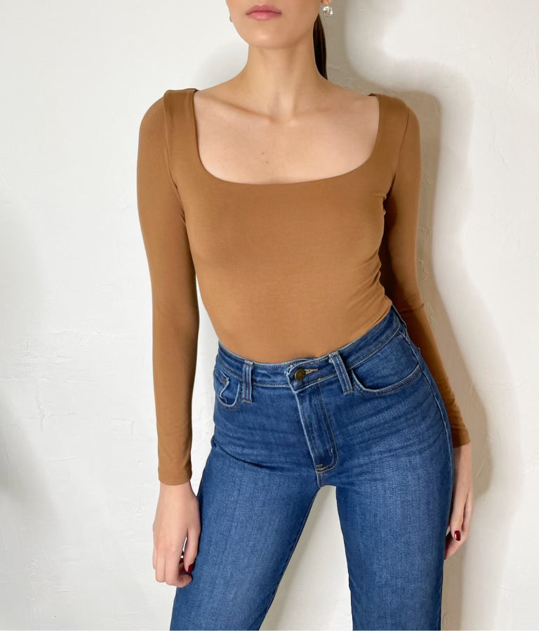 Candice Top in Brown