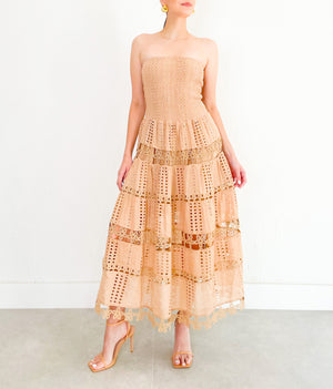 Lena Dress in Taupe