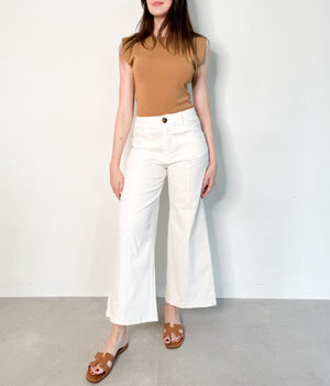 Adeline Pants in Ivory