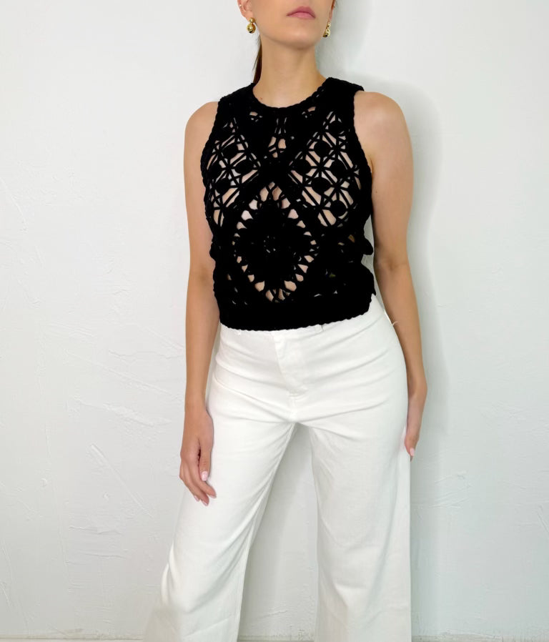 Karla Top in Black