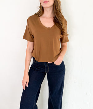Vienna Top in Brown