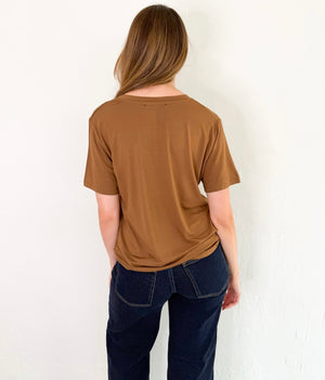 Vienna Top in Brown