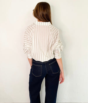 Alyzza Top in Khaki/multi