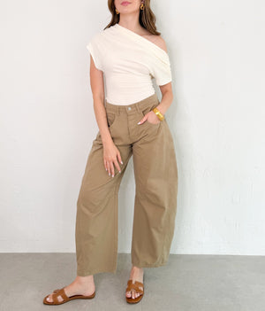 Rue Pants in Taupe
