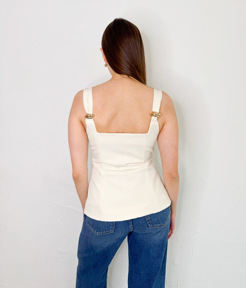 Tashi Top in Ivory