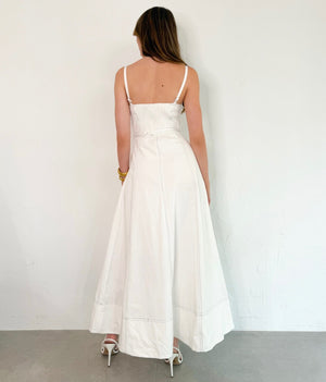 Lila Dress in White