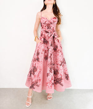 Ashton Dress in Pink/Multi