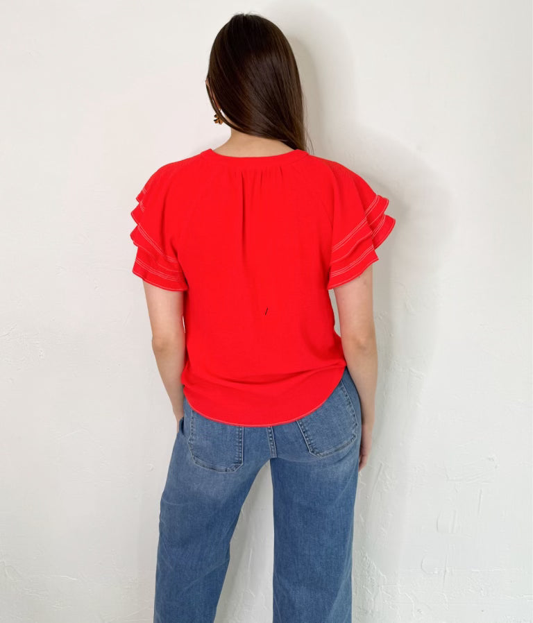 Murci Top in Red