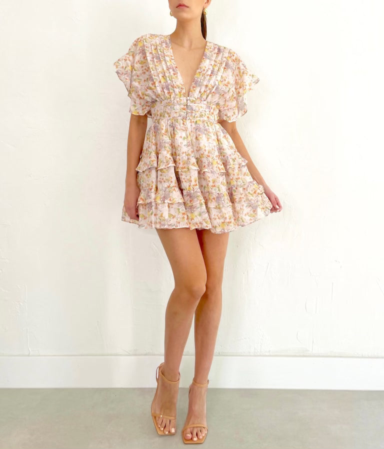 Wrenly Dress in Yellow