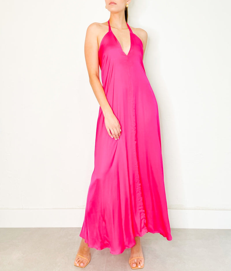 Kai Dress in Hot Pink