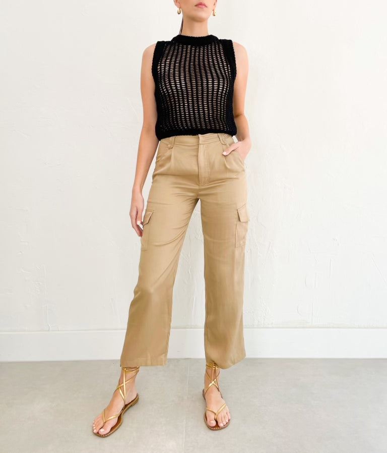 Courtney Pants in Khaki