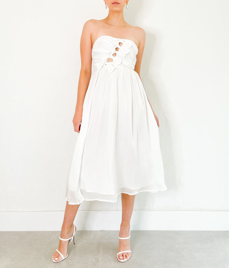 Crystal Dress in White
