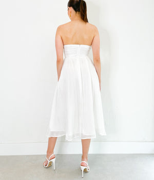 Crystal Dress in White