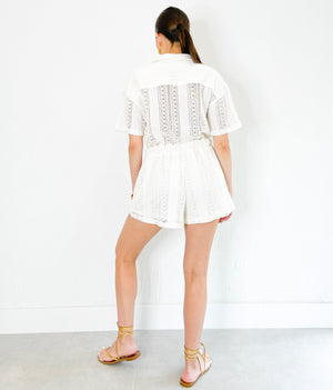 Anais Romper in Cream