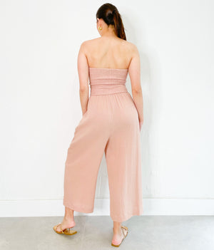 Leslie Jumpsuit in Rose Cloud