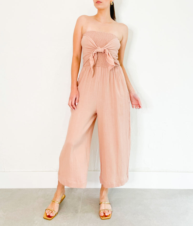 Leslie Jumpsuit in Rose Cloud