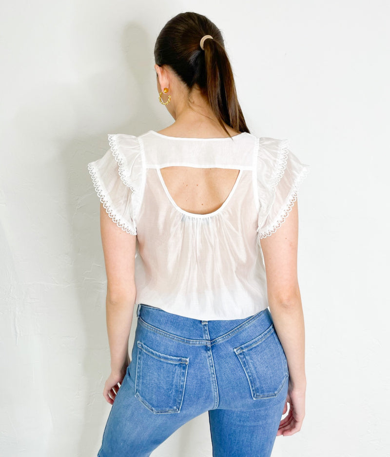 Willow Top in White