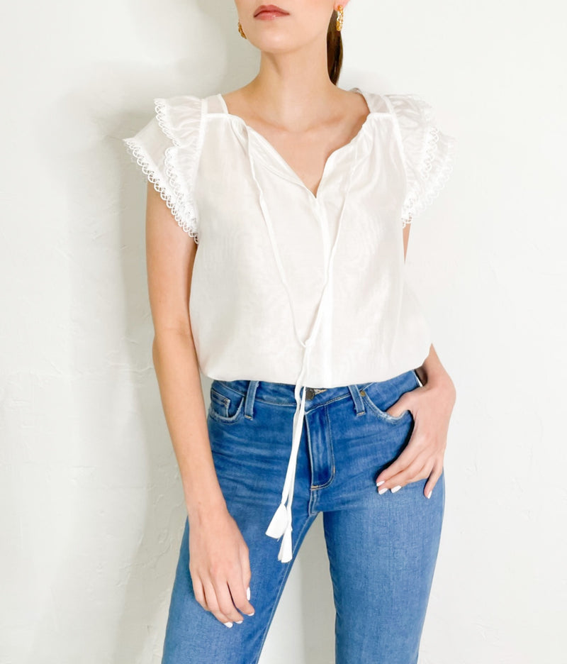 Willow Top in White