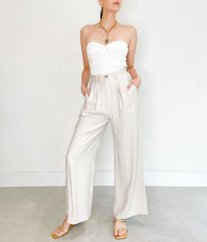Rishelle Trousers in Stone