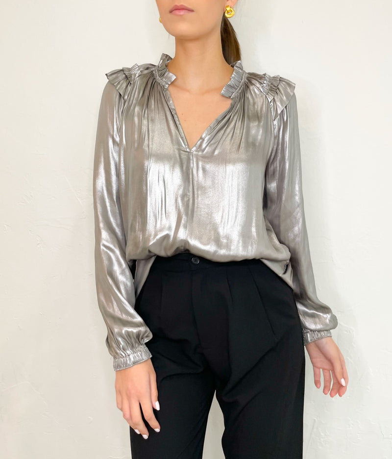 Laura Top in Silver