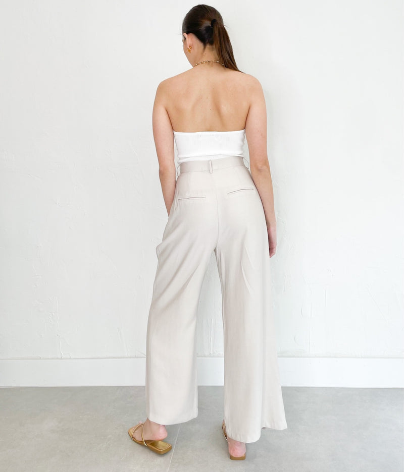 Rishelle Trousers in Stone