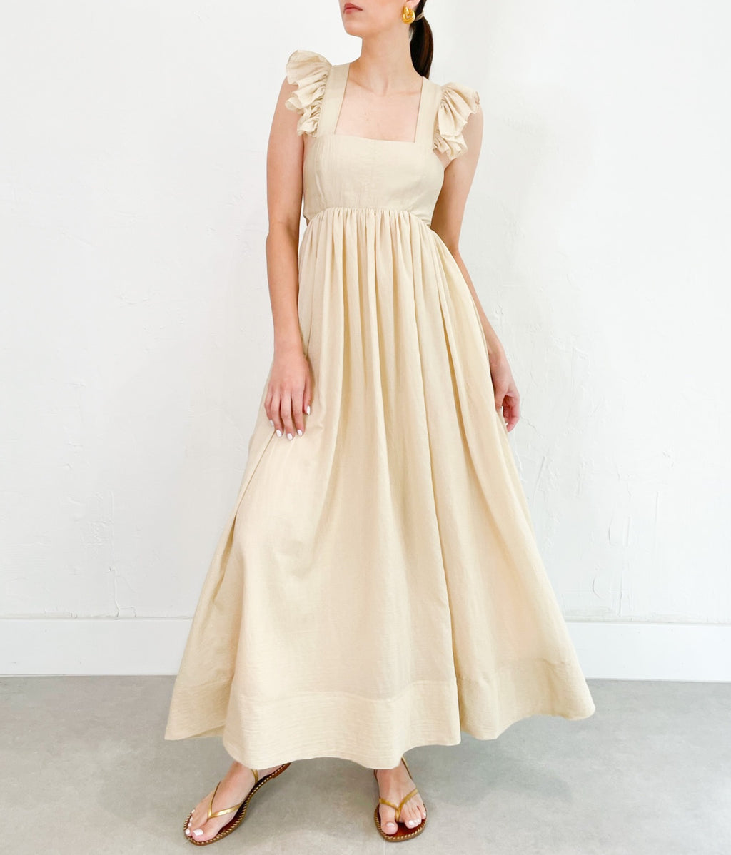 Sophia Dress in Taupe