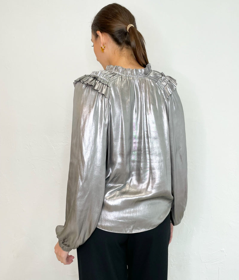 Laura Top in Silver