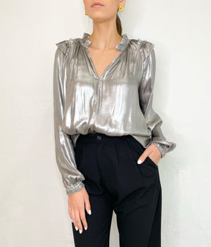Laura Top in Silver