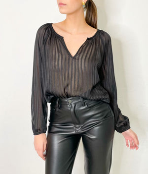 Hayes Blouse in Black