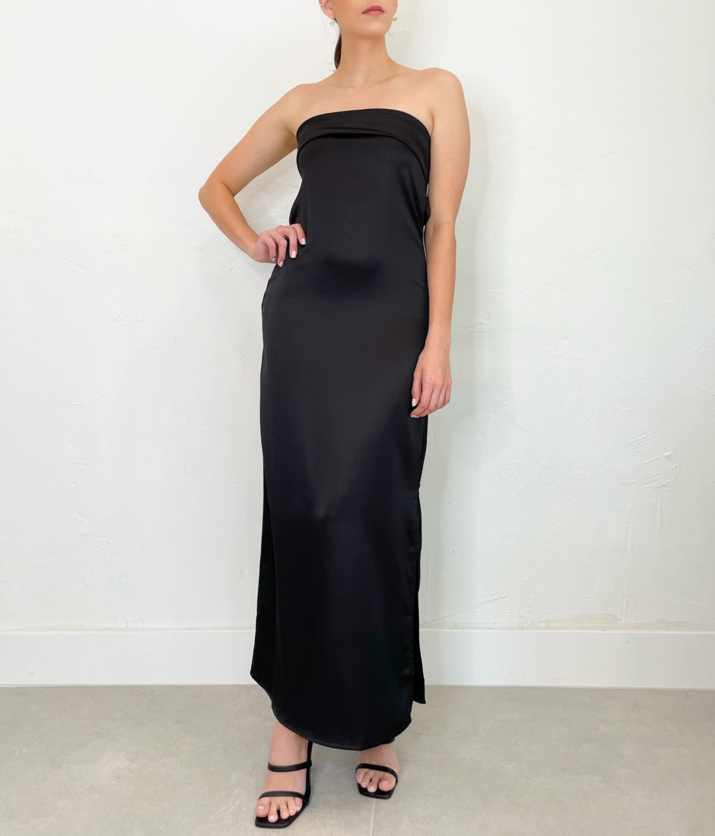 Eddie Midi Dress in Black
