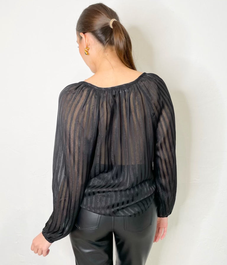Hayes Blouse in Black
