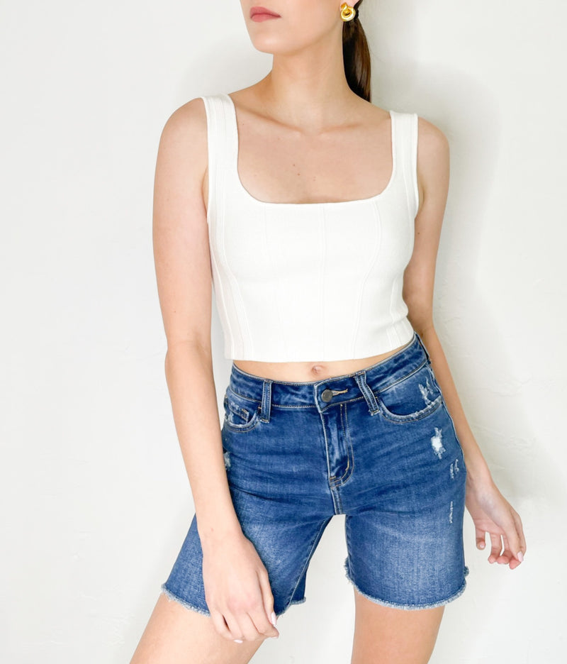 Millie Top in Ivory