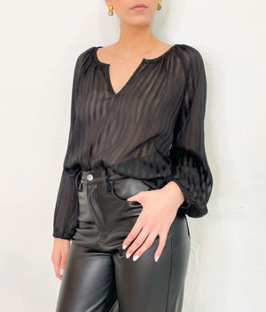 Hayes Blouse in Black
