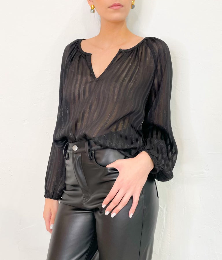 Hayes Blouse in Black
