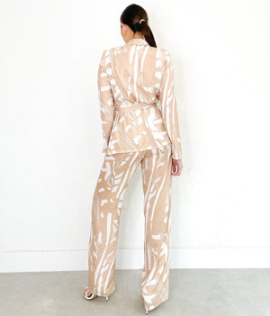 Sarah Set in Nude/White