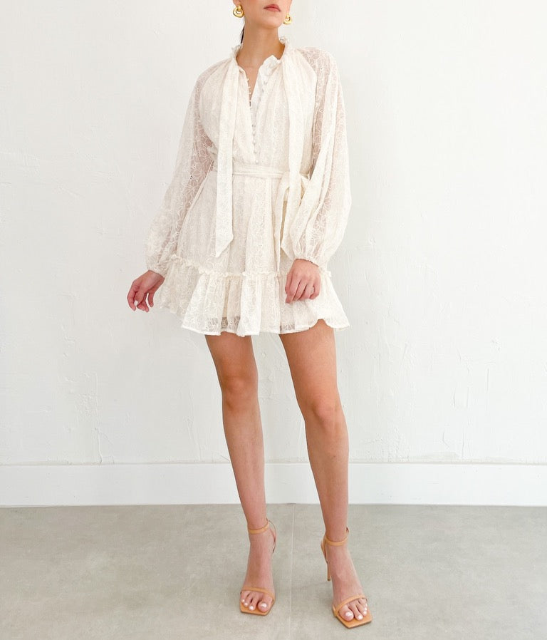 Fallon Dress in Cream