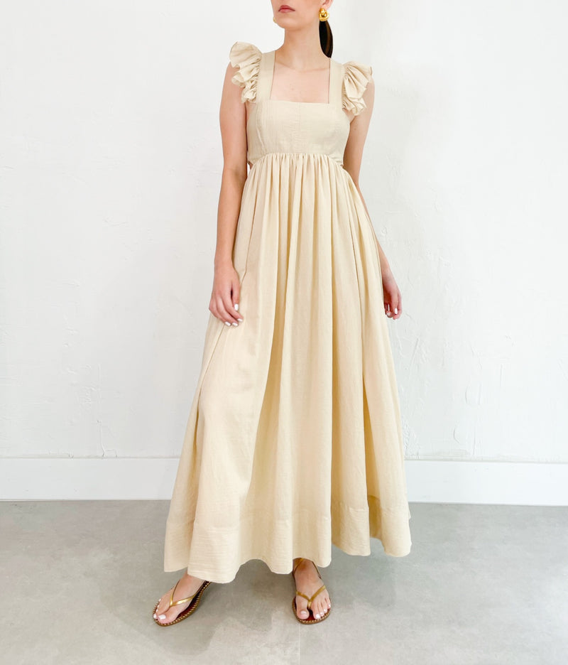 Sophia Dress in Taupe