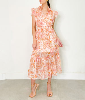Gianna Dress in Pink Print