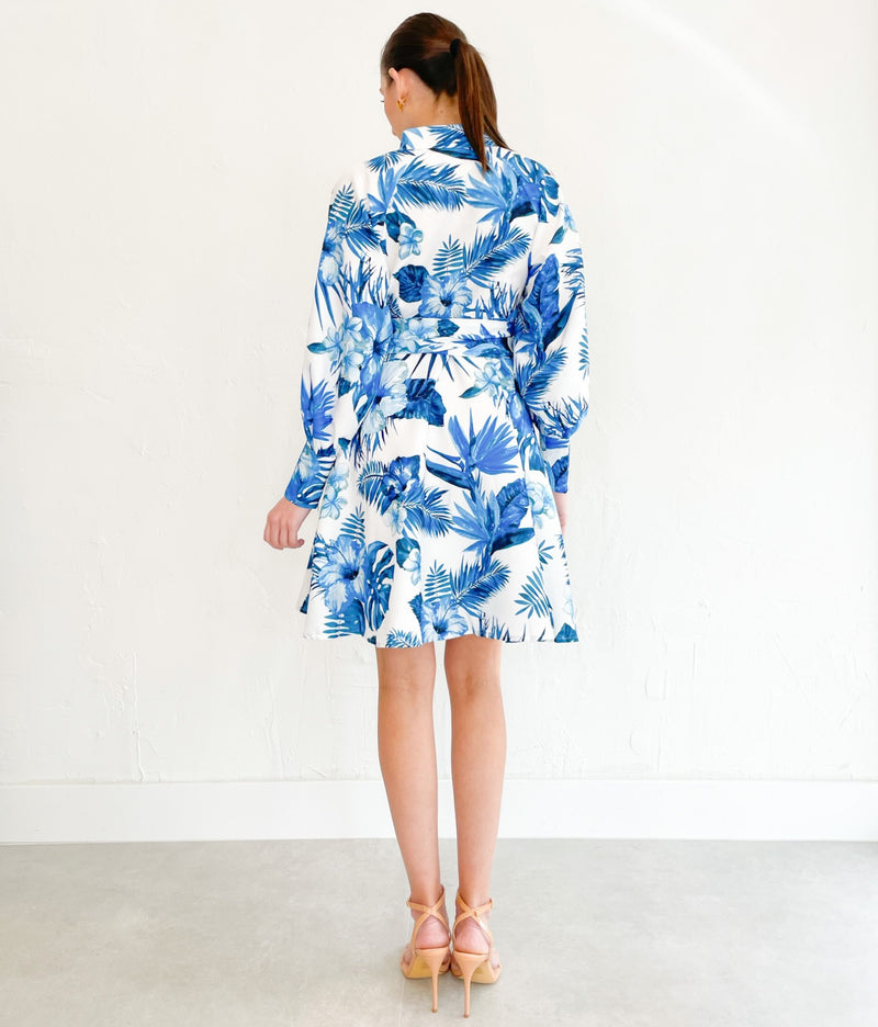 Nadine Dress in Blue
