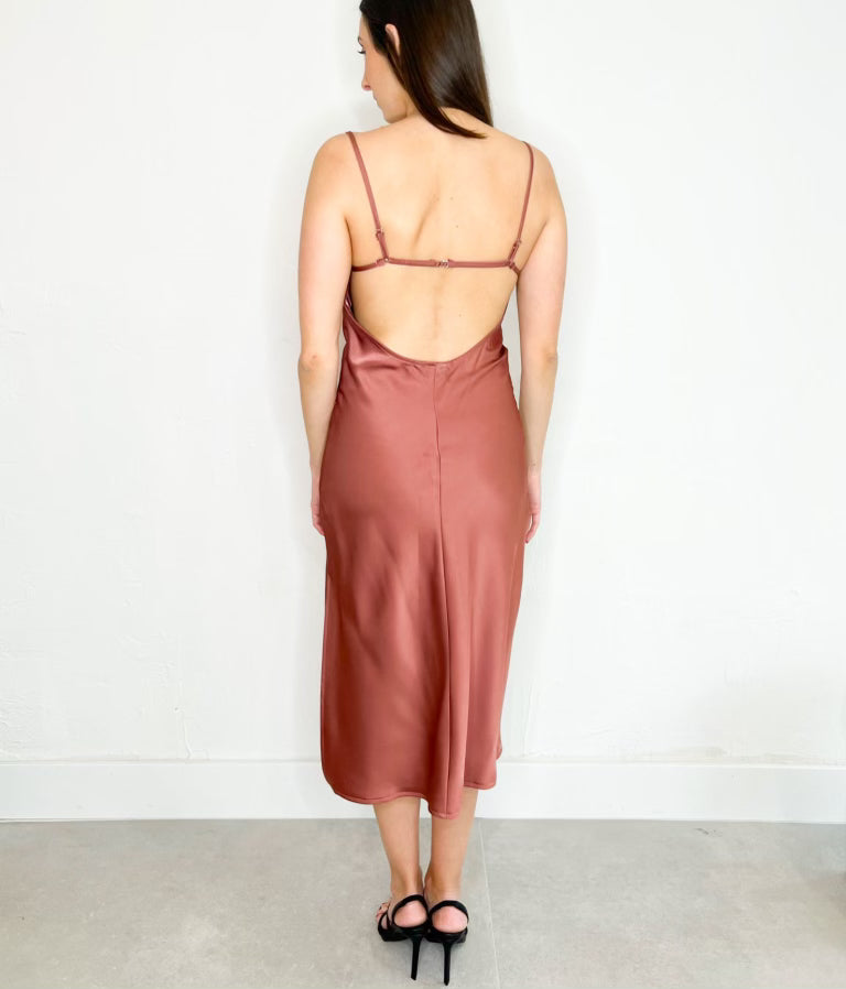 Rosie dress in mauve